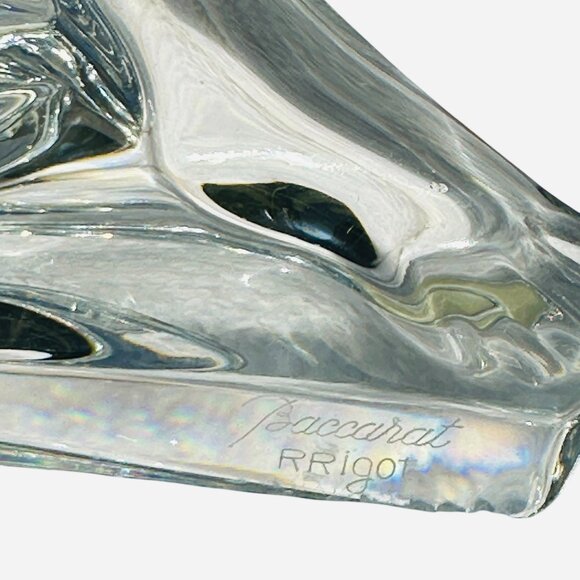 Flawless,Rare Baccarat Crystal   Sensuous “Reclining Woman" - Picture 6 of 9